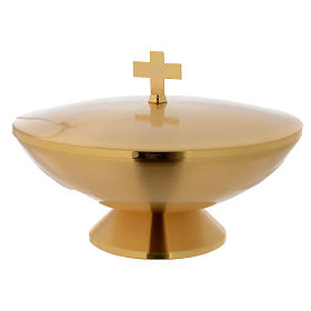 Baptismal font for altar, golden