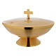 Baptismal font for altar, golden s1