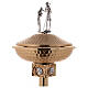 Baptismal font in gold-plated brass s11