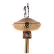 Baptismal font in gold-plated brass s8