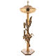 Baptismal font, 120cm in 24K gold plated cast brass s1