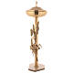 Baptismal font, 120cm in 24K gold plated cast brass s3