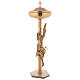 Baptismal font, 120cm in 24K gold plated cast brass s5