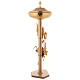 Baptismal font, 120cm in 24K gold plated cast brass s7
