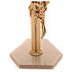 Baptismal font, 120cm in 24K gold plated cast brass s10
