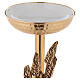 Baptismal font, 120cm in 24K gold plated cast brass s12