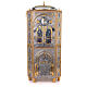 Pia batismal cobre cinzelado estilo bizantino 110x45 cm s8