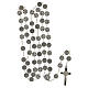 Różaniec metalowy koraliki Świętego Benedykta, 9 mm s4