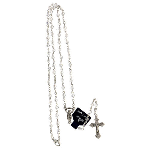 Crystal bead rosary 4 mm 4