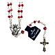 Double rosary with 4 mm crystal beads s1