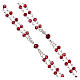 Double rosary with 4 mm crystal beads s3