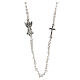 Rosary with real crystal beads 3x4 mm s1