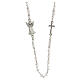 Rosary with real crystal beads 3x4 mm s3