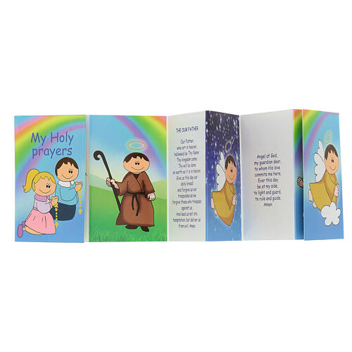 Terço contas cor-de-rosa madeira 15 mm com livro de orações em INGLÊS 3