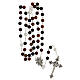 Rosary with multicolour acrylic beads 8mm s4