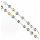 Rosary with multicolour crystal beads 8 mm s3