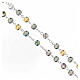 Chapelet grains cristal multicolore 8 mm s3