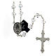 Rosary with transparent crystal beads 8 mm s2