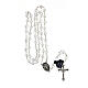 Rosary with transparent crystal beads 8 mm s4