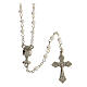First Communion rosary box holder and imitation pearl rosary 4 mm s2