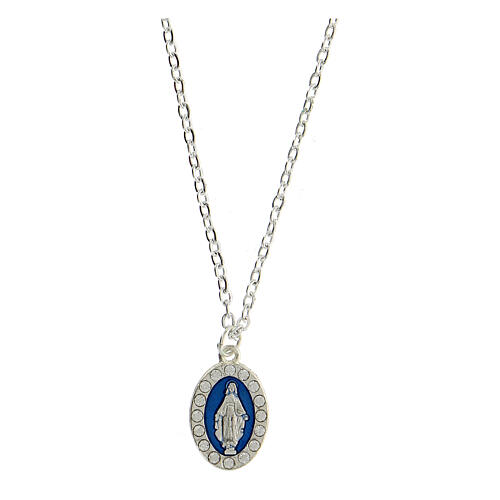 Necklace with Miraculous medal and English card 2