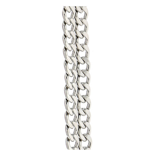 Halskette aus Stahl mit wundertätiger Madonna, 3,5 x 2,5 cm 3