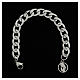 Bracciale Medaglia acciaio Madonna profilo s2