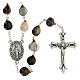 Rosary with 10 mm Job's tears beads and Miraculous Medal s1