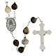 Rosary with 10 mm Job's tears beads and Miraculous Medal s2