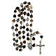 Rosary with 10 mm Job's tears beads and Miraculous Medal s4