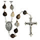 Rosary beads with Job's tears 10 mm in acrylic box s1