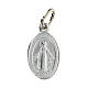 Miraculous Medal in silver aluminum 14x10 mm s1