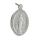 Virgin Mary Miraculous medal in anodized aluminum 22x15 mm s1