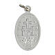 Virgin Mary Miraculous medal in anodized aluminum 22x15 mm s2