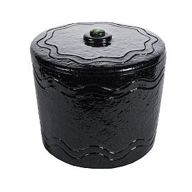 Grabartikel: Graburne aus Marmor schwarze Ausschmückung