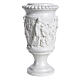 Vase for flowers in marble dust, iridescent s1