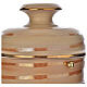 Cinerary urn in ceramic, terracotta colour s2