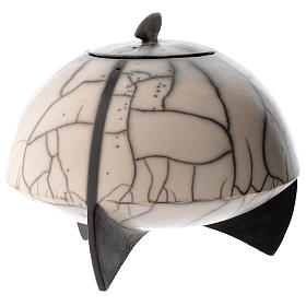 Urne funéraire Naked Raku Circle 1/10 s2