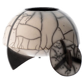 Urne funéraire Naked Raku Circle 1/10 s4