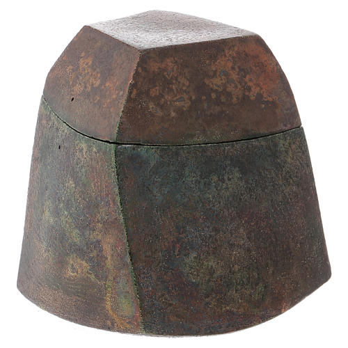 Raku urn, square 4/10 1