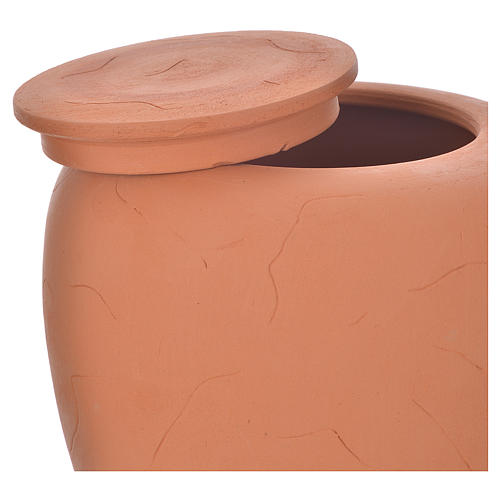 Cremation urn in terracotta 2