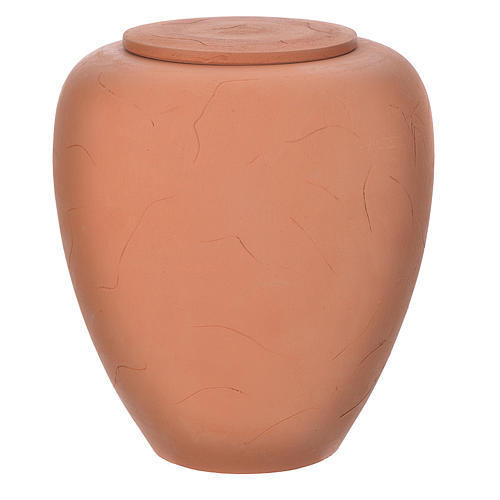 Cremation urn in terracotta 1