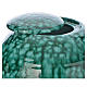 Urna cineraria porcelana esmaltada mod. Murano Verde s2