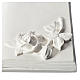 Plaque book for cemetery in reconstituted marble with roses s2