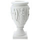 Flower vase in reconstituted marble, scene with angels and Chris s5