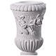 Flower vase in reconstituted marble, roses s2