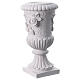 Flower vase in reconstituted marble, roses s3
