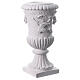 Flower vase in reconstituted marble, roses s5