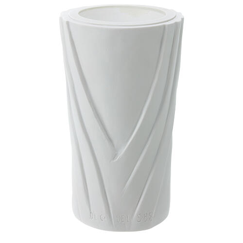 Vase à fleurs pour tombe en marbre synthétique 4
