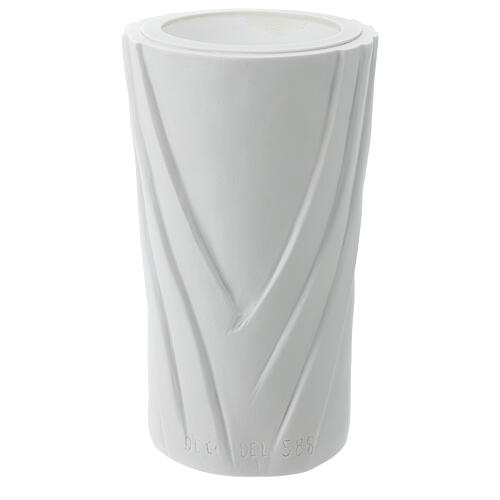 Vaso para flores de mármore sintético estilo sóbrio 4